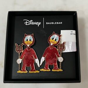 Disney BaubleBar Donald Duck Devil Halloween Costume Earrings